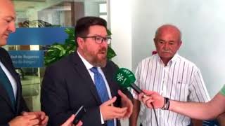 El consejero de Agricultura se reúne con el Sindicato de Riegos Cuevas de Almanzora.