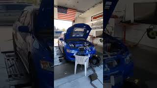 Big turbo Evo 8 dyno blast #Evo #dyno #beast #GT42R #AEM E85 #4G63 #garretturbo