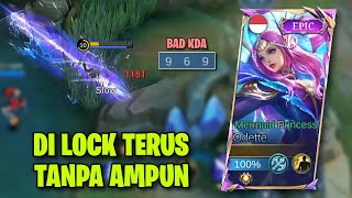 KENA KILL BERUNTUN ! Solo rank pake Odette super hard game - Mobile Legends