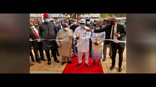 Gov. Ugwuanyi inaugurates multiple projects in IMT Enugu, Orders road contractors back to site.....