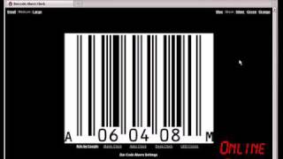 Barcode Alarm Clock - Barcode.OnlineClock.net