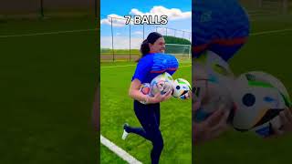 Running with more and more footballs ⚽️😝 #trending #like #share #subscribe