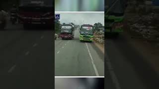 JAI GURU BUS MASS OVERTAKING IN ONE WAY ROAD WHATSAPP STATUS / #MPRCREATIVE