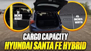 2023 Hyundai Santa Fe Hybrid - True Cargo Capacity Given In Inches