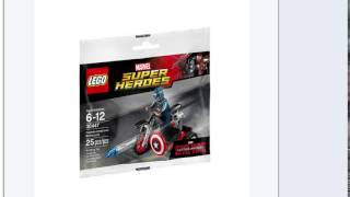 Lego Marvel Superheroes Civil War Captain Americas-motorcycle 30447