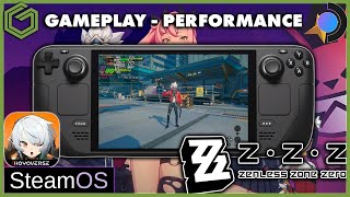 Steam Deck - Zenless Zone Zero Gameplay & Performance