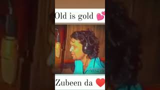 old song without autotune by Zubeen da #shorts #zubeengarg #zubeenda #assamesesong