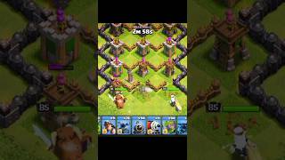 can KING AND QUEEN survive?🔥🔥 coc experiments | BDGaming #shorts #coc #viral