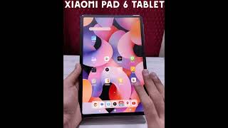 Xiaomi Pad 6 Tablet Overview #shorts #xiaomipad6 #viralvideo