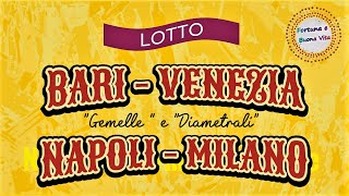 LOTTO Gemelle + Diametrali 4 Ruote per la Fortuna