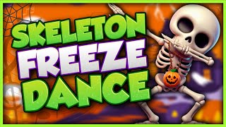 Skeleton Freeze Dance! 💀 Halloween Brain Break 💀 Danny Go Noodle 💀 Just Dance