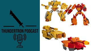 Thundertron Podcast: Transformers Comic Edition Deluxe Flame & Voyager Emirate Xaaron Revealed!!!