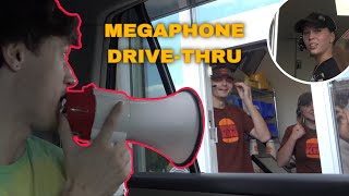 MEGAPHONE IN THE DRIVE-THRU PRANK