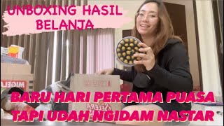 UNBOXING HASIL BELANJA KE PASAR