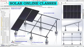 How to design rooftop solar structure I Online Solar Training I #sustainablestructure