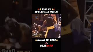 Back in 2010 when the NBA star Shaquille O'Neal faced the boxing champion Sugar Shane Mosley #boxing