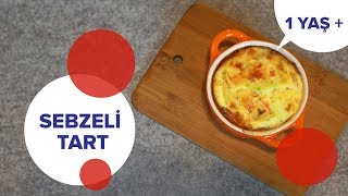 Sebzeli Tart - Fırında Kabaklı & Havuçlu Tart (1 Yaş +) | İki Anne Bir Mutfak