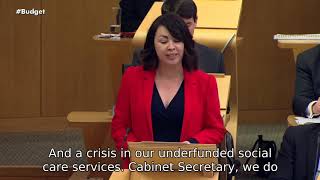 Scottish Budget - December 2018 - Monica Lennon MSP