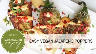 Easy Vegan Recipe : Jalepeño Poppers