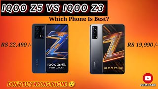 Iqoo z3 vs Iqoo z5 || Full Comparison || Best Gaming Phone Under 25000 || Compare