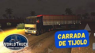 VIAJANDO NA NOITADA CARREGADO DE TIJOLO NA 2-EIXO - WTDS VIDA REAL - EP 095