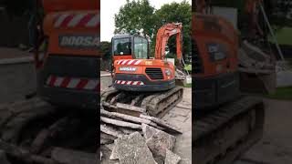 Digging up concrete yard getting… who needs a rock breaker??