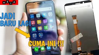 TRIK JITU MEMBERSIHKAN SISA LEM KOMPONEN LCD ANDROID PASCA PENGGANTIAN || PENGGANTIAN LCD ANDROID