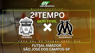 Ao Vivo - Resenha X Madruga  - Futsal Amador de São José dos Campos-sp