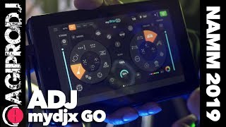 ADJ mydmx GO Wireless Lighting Control System + Interface - NAMM 2019  | agiprodj.com