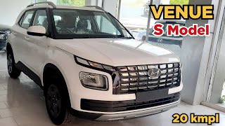 New Hyundai Venue ❤️ S Model || Venue S 2nd Base Model Price Mileage Review in Detail