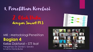 Penelitian Korelasi & Olah Data SEM denga Smart PLS (Bagian 4)