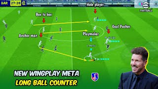 LBC is Back Diego Simeone Manager - Long Ball Counter Tactics | efootball 2024