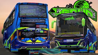 TERBARU! SHARE LIVERY TUNGGAL JAYA JEDHA FULL BANNER & NON BANNER MOD BUSSID JETBUS 5 SHD SG!