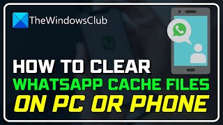 How To Clear Whatsapp Cache Files On PC Or PhoneTWC