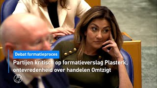 Dit was het debat over het formatieproces: Partijen kritisch, ook op Omtzigt | Hart van Nederland