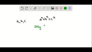 Determine whether each statement is true or false. For any triangle with side lengths a, b, and c, …