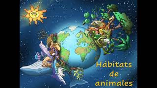 hábitats de los animales para niños de preescolar.