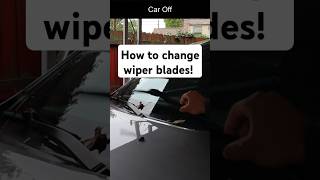 How to change wiper blades! #wiperblades #shorts #jeep