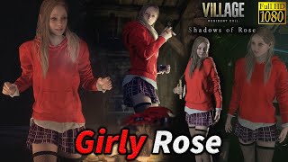 Girly Rose with the cute outfit in all cutscenes in Shadows of Rose Resident Evil 8