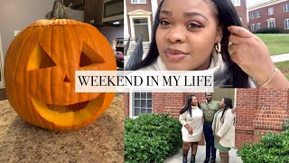 (Vlog 20) Weekend In My Life | Family Photoshoot, Uncle Shucks Pumpkin Patch, Grocery Haul | Atlanta