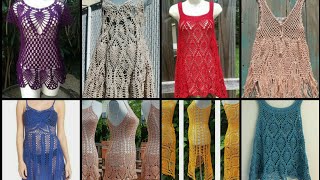 Excellent Designs Of Crochet pineapple Pattern Tops - Blouse - cover up - tonic tops - loose tops