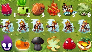 Pvz 2 Challenge - All Plants Use 1 Plant Food To Kill Detroy 30 Frozen Monkey - Who's Best Plant ？