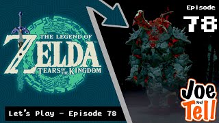 Let's play The Legend of Zelda Tears of the Kingdom. We run into a fully armored Lynel in the depths