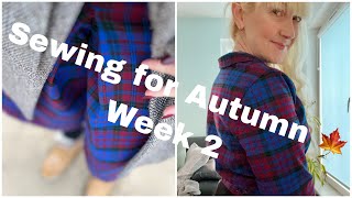 SEWING FOR AUTUMN 🍂🍁 Week 2 #patterndrafting & #sewing an #autumn #capsulewardrobe