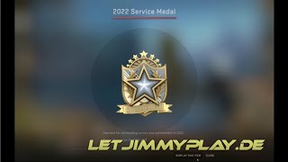 CS:GO Service Medal 2022 revealed