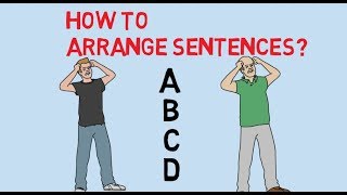 How to arrange sentences ?