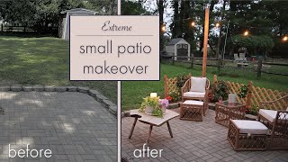 Patio Makeover DIY Transformation