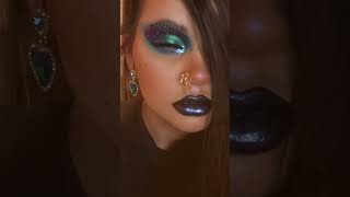 THROWBACK THURSDAY COLOURFUL GOTH MAKEUP LOOK #INDIEMAKEUP