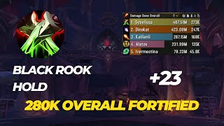 +23 Black Rook Hold assassination rogue POV 280k overall dragonflight 10.2.5 season 3