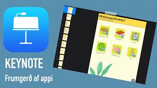 Keynote - Að búa til frumgerð af appi
